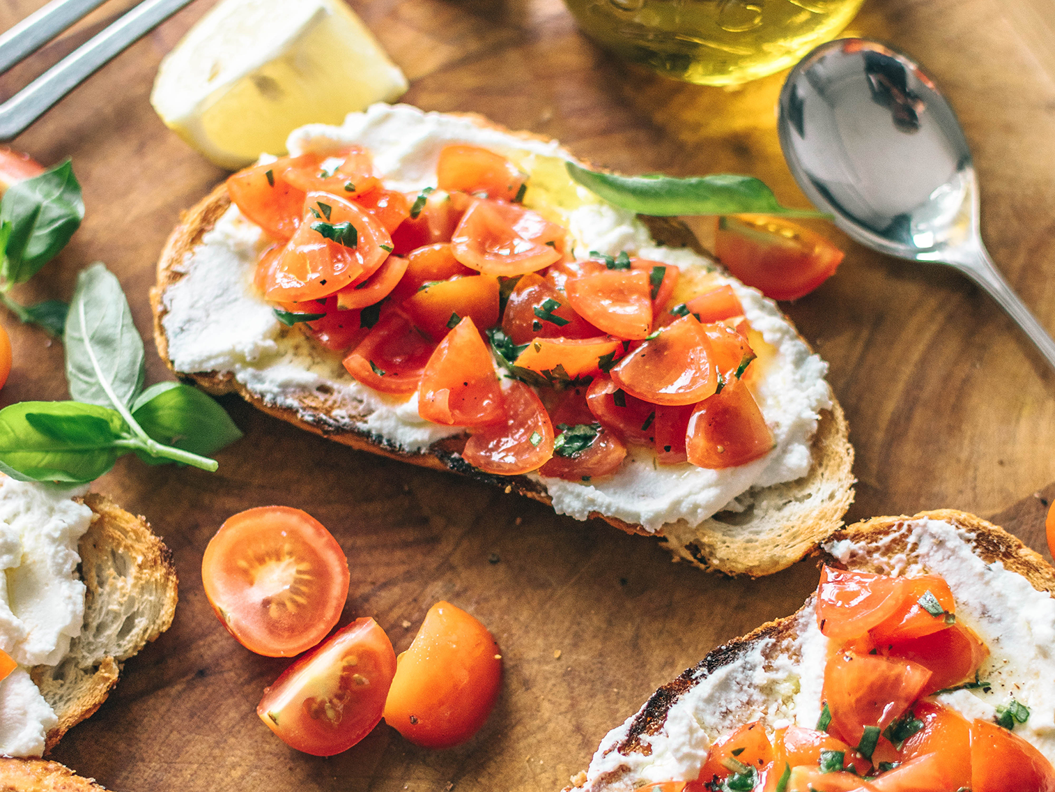 Recette Bruschetta Tomate Basilic Potager City