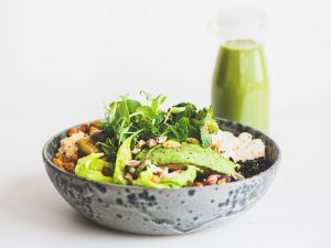 Buddha Bowl au brocoli, épeautre et carottes