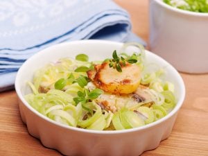 Cocotte aux poireaux