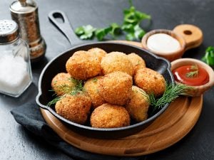 Croquettes de pomme de terre à la calabrese