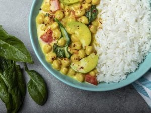 Curry de courgettes