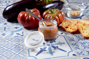 Caviar d’aubergines et tomates