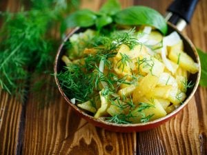 Emincé de fenouil et légumes croquants