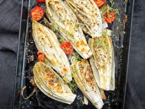 Endives fumées au four