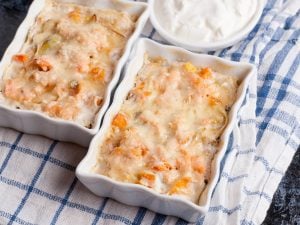 Endives gratinées au saumon