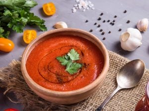Gaspacho aux légumes d’été