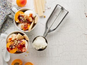 Glace abricots praline
