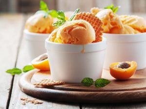 Glace à la pêche