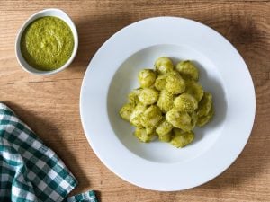 Gnocchis aux fanes de carottes