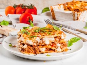 Lasagnes de légumes aux herbes fraiches
