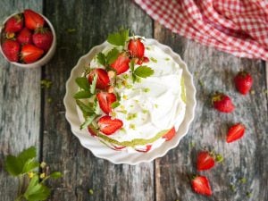 Millefeuille aux fraises et mascarpone