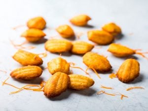 Mini madeleines aux agrumes