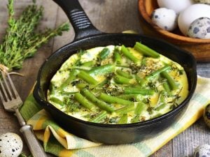 Oeufs cocotte aux asperges