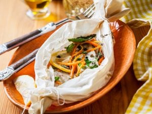 Papillote de poisson aux agrumes