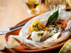 Papillote de poisson frais à l’estragon