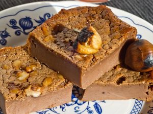 Pavé au chocolat et aux châtaignes