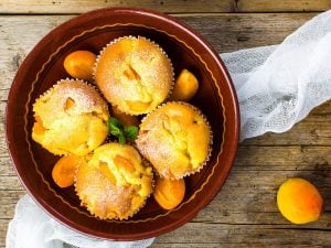 Petits muffins à l’abricot