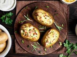 Pommes de terre farcies