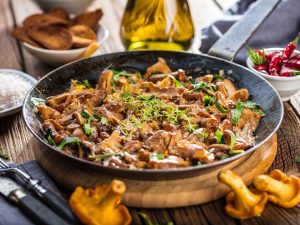 Poêlée de champignons des bois