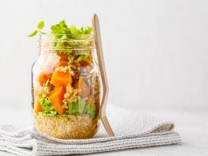Salade de quinoa et courge butternut