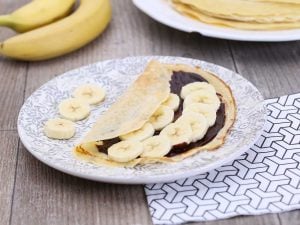 Crêpes banane chocolat facile