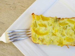 Flan de courgettes au parmesan