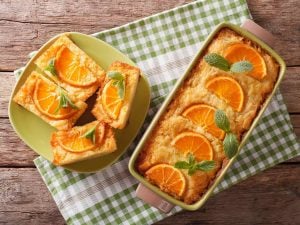 Gâteau trempé à l’orange