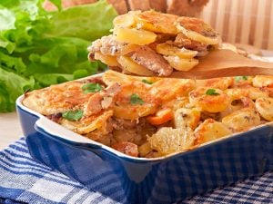 Gratin de carottes au fromage de chèvre