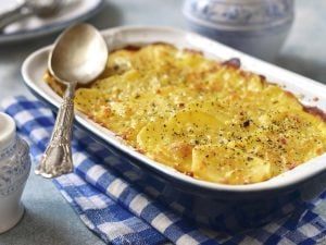 Gratin de céleri et pommes de terre