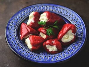 Mini poivrons farcis façon antipasti