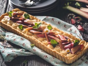 Tarte à la rhubarbe