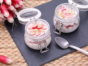 Verrine fraîcheur au thon et radis
