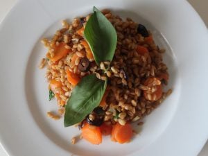 Risotto de petit épeautre aux carottes
