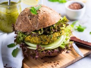 Steak végétarien aux lentilles