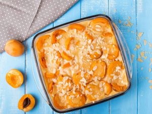 Clafoutis de fruits au sirop