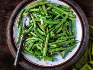 Poêlée facile de haricots verts