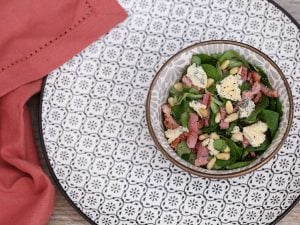 Salade de mâche au Roquefort