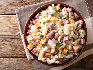 Salade aux oignons nouveaux