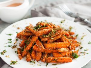 Salade de carottes glacées