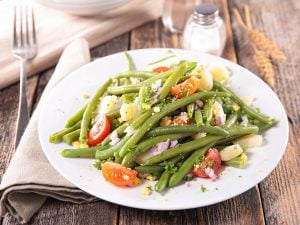 Salade d’été haricots tomates
