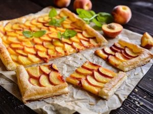 Tarte maison nectarines & pêches