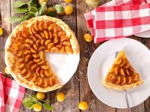 Tarte à l’ancienne aux mirabelles