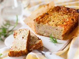 Terrine de courgettes au poulet