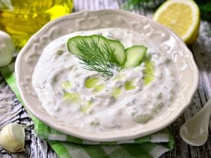 Tzatziki aux radis longs