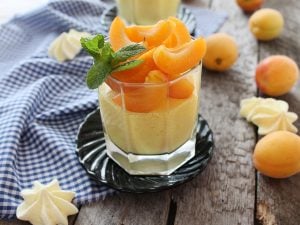 Verrines aux abricots