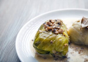 Chou vert farci
