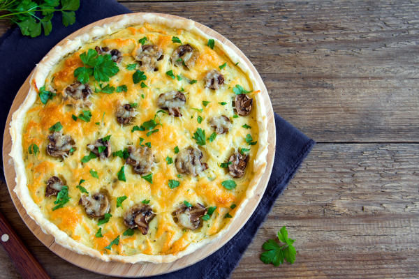 Recette Quiche Aux Champignons De Paris | Potager City