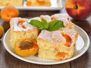 Cake vanillé aux abricots