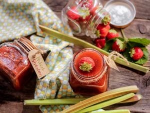 Confiture Maison Fraise – rhubarbe