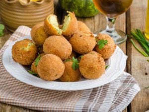 Croquettes de pommes de terre et courgettes